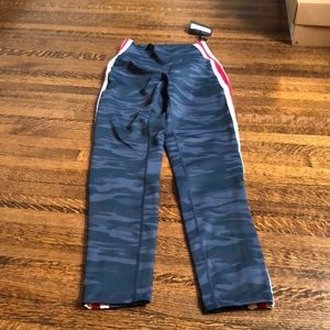 Dyi off to the race camo high rise tight